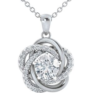 Elegant Silver Pendant Necklace